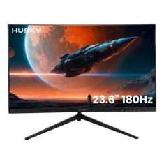 Monitor Gamer Husky Snow 23.6 LED Full HD, Curvo, 180Hz, 1ms, HDMI e D