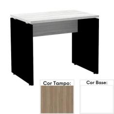 Mesa de Escritório Pé Painel PE25 em MDP 120 x 60 cm Cor Noce Naturall