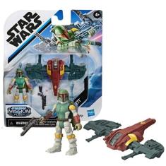 Boneco Star Wars Mini Figura E Mini Veiculo Boba Fett Hasbro