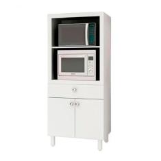 Balcão Para Forno E Microondas Bl3305 Branco Branco