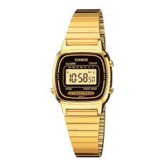 Relógio Casio Feminino Digital Vintage Dourado LA670WGA-1DF