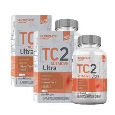 Kit 2 Colágeno Tipo Ii Ultra Actmove 60 Caps Nutrends