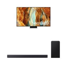Combo Samsung Vision AI TV 55" NEO QLED Ultra 4K QN70F + Soundbar Samsung HW-B450F