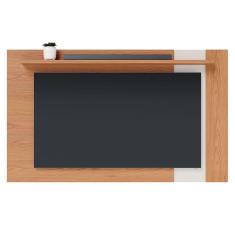 Painel Para Tv Até 70 Polegadas Leme 1 Prateleira Freijó/off White Matte - Colibri