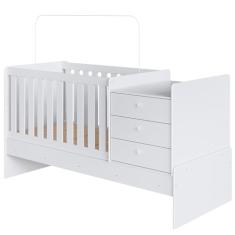 Berço Mini Cama Multifuncional BB680 Branco Comm