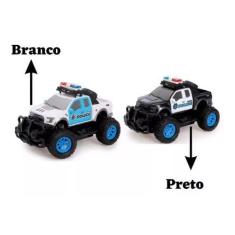 Brinquedo Carro Carrinho De Controle Remoto Mini Policia  4x4 - TOYS