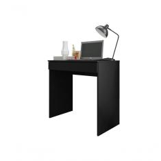 Escrivaninha Mesa Para Computador Alexia 1 Gaveta Preto
