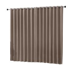 Cortina Blackout Blecaute 7 Metros Sala Quarto Caqui