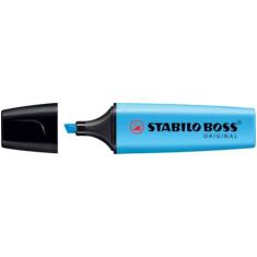 Marca Texto – STABILO BOSS ORIGINAL – Caixa com 10 unidade – Azul