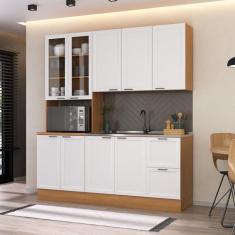 Cozinha Compacta 3 Peças 1 Paneleiro Duplo 1 Aéreo 1 Balcão Soho CabeC