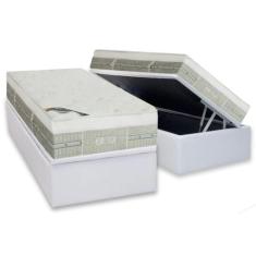 Cama Box Baú Solteiro: Colchão Molas Pocket Ensacadas Castor Summer Wi