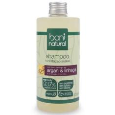 Shampoo Boni Natural De Óleo De Argan E Linhaça 500ml