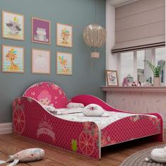 Cama Infantil Montessoriana Princesinha Solteiro Pink Ploc Gelius