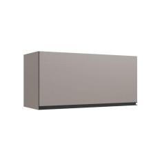 Armário Aéreo de Cozinha 80cm Menor 1 Porta Basculante Fume