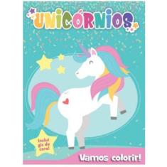 Livro Vamos Colorir - Unicórnios