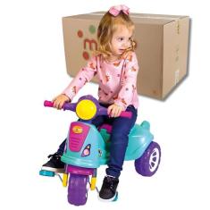 Triciclo Avespa Infantil Passeio Com Empurrador Rosa Maral, Rosa