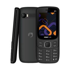 Celular Feature Phone POSITIVO P41 4G 2.4” Dual SIM, Rádio FM - Preto