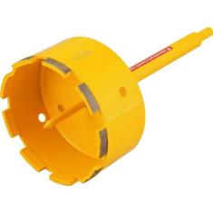 Serra copo diamantada 110 mm com haste VONDER