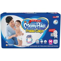 Fralda Calça MamyPoko Jumbo Tam. M - 7 a 10kg 38 Unidades, M