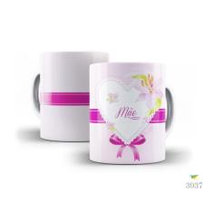 Caneca de polímero Dia das Mães - Modelo S