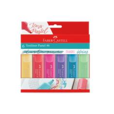 Marca texto Pastel 6 Cores Textliner Faber-Castell