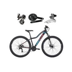 Bicicleta Aro 29 Absolute Hera Feminina Câmbios Shimano Altus 24v K7 Alumínio Freios Hidráulicos Garfo Com Trava - Rosa