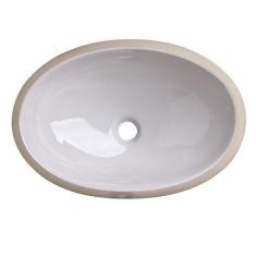 Cuba De Louça Embutir Oval 390X300 Mm Branca