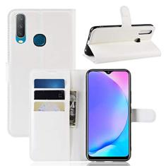 Capa para Vivo Y3, Manyip Capa carteira flip de couro PU de para Vivo Y3, capa de proteção de telefone estilo empresarial, capa com [compartimentos para dinheiro e cartão]