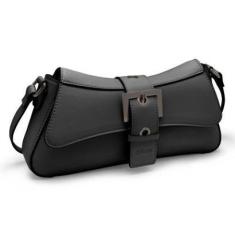 Bolsa Transversal Baguete Dakota Com Fivela e Alça Longa DK106-Feminino