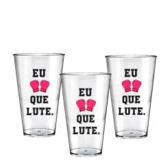 Kit 3 Copos Big Drink Criativos Memes Eu Que Lute - Krystalon