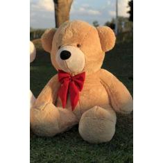 Urso Gigante Pelúcia Grande Teddy 90 Cm - 02 - ThamyBaby, Docevermelho