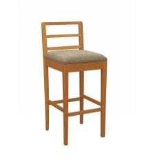 Banqueta Montada Sofia Madeira Maciça  Cinza