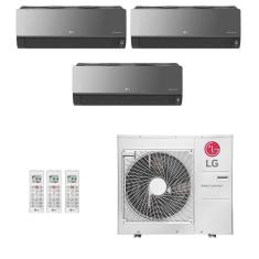Ar-Condicionado Multi Split Inverter LG 36.000 (2x Evap HW Artcool 9.000 + 1x Evap HW Artcool 24.000) Quente/Frio 220V