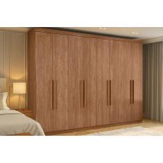 Guarda Roupa Casal 8 Portas e 4 Gavetas Master New 8.4 Jatobá - Santos Andirá