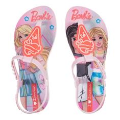 Sandália Infantil Menina Barbie Candy Brilha No Escuro