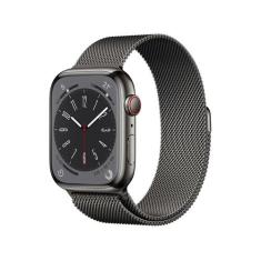 Apple Watch Series 8 45mm Gps + Cellular Caixa Grafite Aço Inoxidável