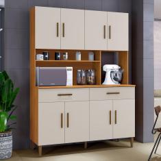 Armario De Cozinha 8 Portas 2 Gavetas Fortaleza