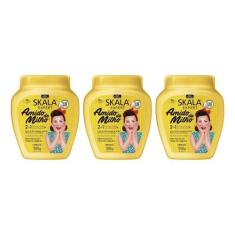 Creme Skala 1Kg Amido De Milho-Kit C/3Un