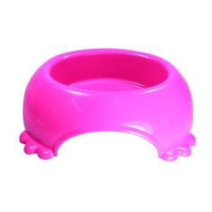 Comedouro Plastico Patinha 490ml Cores Variadas - Furacão Pet, Rosa
