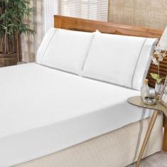 Jogo de Lençol Cama Casal 3 peças Algodão Percal 180 fios Ponto Palito