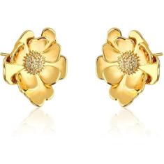 Brinco banhado a ouro