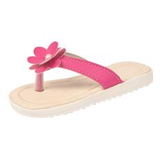 Chinelo Infantil Menina Tira Flor Pink