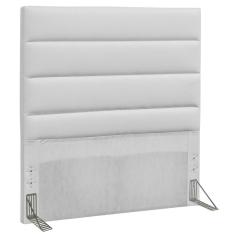 Cabeceira Quarto Solteiro Greta 90Cm Corano Branco - D'Monegatto