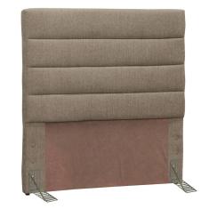 Cabeceira Solteiro 90Cm Greta Linho Areia - D'Monegatto