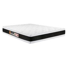 Colchão Queen Espuma D45 Black White AIR Euro Pillow Double Face (158x