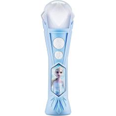 eKids Disney Frozen 2 Microfone de Brinquedo para Crianças com Música Incorporada e Luzes Piscando