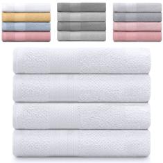 Jogo de Toalhas 4 Peças Banho 100% Algodão Empire Karsten Emcompre