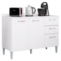 Balcão de Cozinha Lavinia Branco - Poquema - Poquema Industria