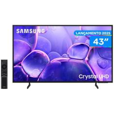 Smart TV Samsung LED 43 4K Wi-Fi Tizen Crystal UHD U8100F, 43"