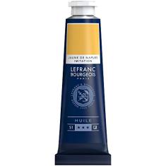 Lefranc & Bourgeois Óleo fino suave e altamente pigmentado, tinta à base de óleo, Neapelgelb Farbton, 40 ml